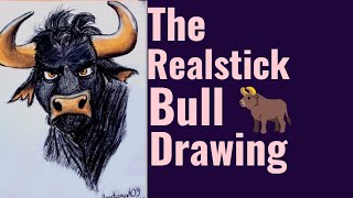 The realistic Bull 🐂 Drawing #art #drawing #sketch #Gautamart09#Full Tutorial