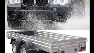 МЗСА 817732 и BMW X5. Двухосный прицеп. Идеальный тягач. ЦЛП АРИВА.