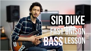 Sir Duke - Stevie Wonder Fast Unison Part Lesson | With TABs