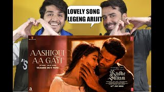 Aashiqui Aa Gayi Song  Radhe Shyam  Prabhas Pooja Hegde  Mithoon Arijit Singh | AFGHAN REACTION