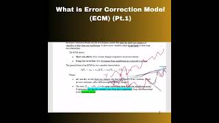 Pt.1 What is Error Correction Model (ECM) || Explained in Simple English