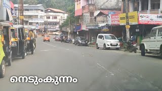 നെടുംകുന്നം/ Nedumkunnam Town// Nedumkunnam Villege Travel// Nedumkunnam Road