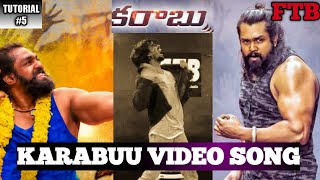 Karabuu | Video Song | Pogaru movie| Dhruva Sarja | Rashmika Mandanna | ftb studio| #telugu #kannada