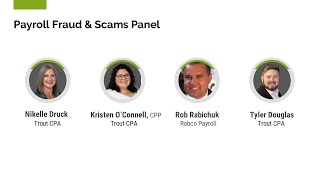 Payroll Fraud & Scams Panel