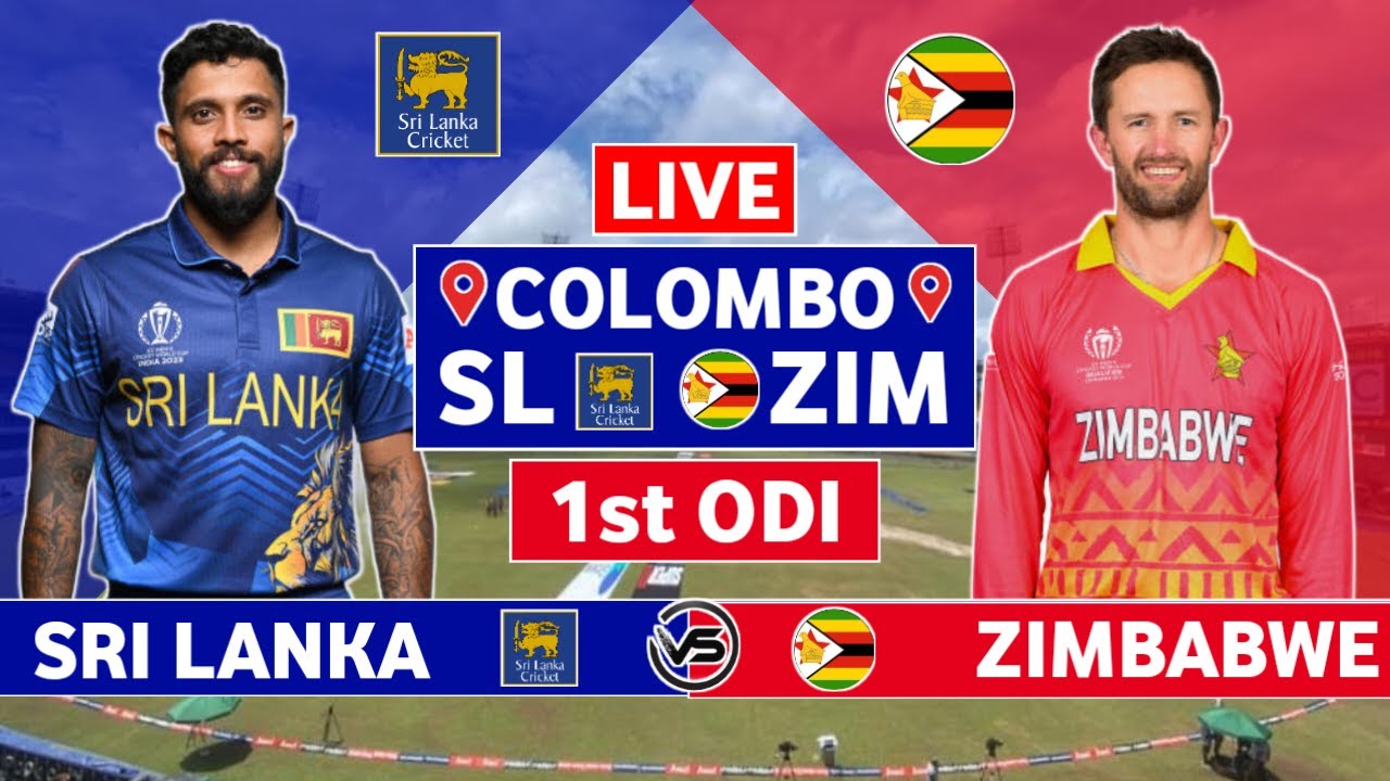 Sri Lanka Vs Zimbabwe 1st ODI Live Scores | SL Vs ZIM 1st ODI Live ...