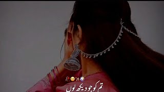 Tum Ko Jo Dekh Loon | Pakistani Drama Song Status | Ost Status | Urdu Lyrics
