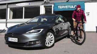 Autokuume sähköistyy (Tesla S 90D)