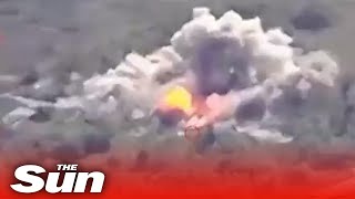 Ukrainian forces destroy Russian self-propelled mortar near Bakhmut