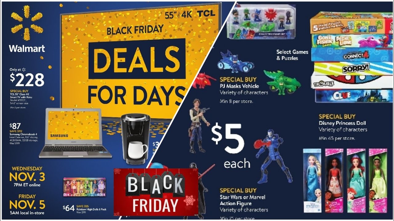 WALMART * BLACK FRIDAY FULL AD PREVIEW 2021 - YouTube