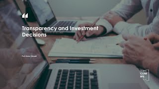 CONF-BPS 2023—Transparency and Investment Decisions