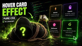 Create Stunning Neon Glow Cards with CSS | Interactive UI for Beginners