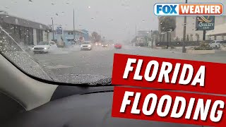 Tropical Disturbance 90L Dumping Record Rain On Florida