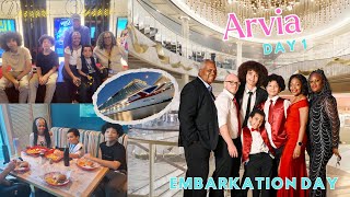 P&O Arvia - Embarkation day