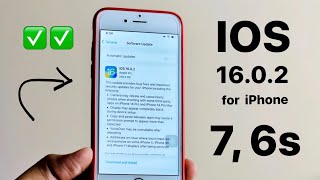IOS 16 update for iPhone 7, 6s || How to update iPhone 7 on ios 16