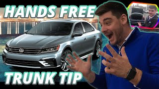 Hands Free Trunk Tip - 2019 Volkswagen Passat