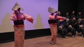 東京・浅草　おわら踊りの夕べ　2013年 浅草文化観光センターのホールでの舞台踊り　越中八尾おわら保存会による演舞 風の盆 Dance of  \