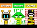 Incredibox Sprunki VS Sprunki Greencore VS OG Greencore Mod (ALL Characters Comparison)