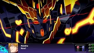 Super Robot Wars Z3: Tengoku Hen - Banshee Norn Destroy Mode All Attacks (English Subs)