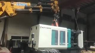 Ningbo 1100ton clamping force plastic injection molding machine in the haijiangfactory delivered