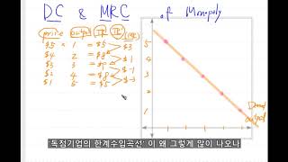 경제학강의 독점시장이론 4부 - 수요곡선과 한계수입곡선(DC \u0026 MRC)