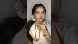 Self South Indian bridal makeup tutorial❤️🌹#southindian #ytshorts #viral #shorts #makeuptutorial