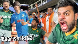 Watched India Vs Pakistan In Stadium With Sourav Joshi 😍 | Baarish Ne Poora Match Kharaab Kar Diya 😭
