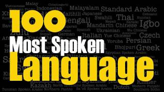 100 Most Spoken Languages In The World