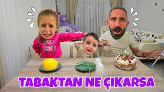 POYRAZ ELİF AİLECE TABAKTAN NE ÇIKARSA OYNADIK!!