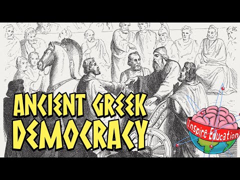 How do you write democracy in Greek?