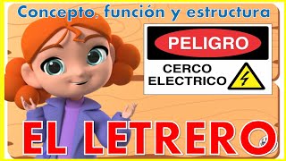 EL LETRERO Concepto, Función y Características Para niños