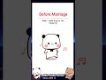 peachu before marriage bubu dudu goma peach animation cute couple