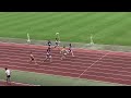 【2022.7.3大分市陸上競技選手権】男子100m決勝