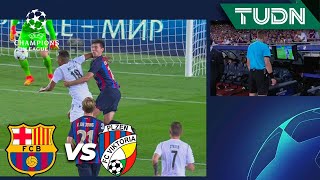 ¡El VAR salva al Barcelona! | Barcelona 1-0 Viktoria | UEFA Champions League 22/23-J1 | TUDN