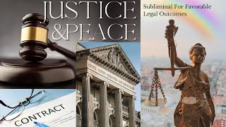 JUSTICE & PEACE ⚖️ Subliminal For Favorable Legal Outcomes | Win Court Case | Get Out Of Jail Free