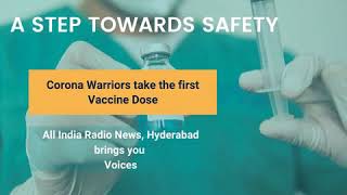 A STEP TOWARDS SAFETY  - Dr. Amar Singh, Supt, Govt. Area Hospital, Toopran, Medak Dt.(26.04.2021)