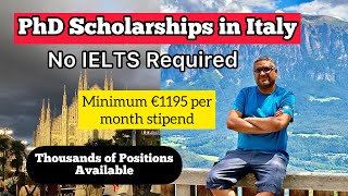 Fully Funded PhD Scholarships in Italy | How to Apply for PhD in Italy | Research Proposal for PhD