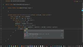 70 - Matrix Chain Multiplication - Final DP solution in Java
