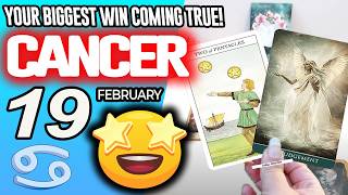 Cancer ♋A SURPRISE ARRIVES 💖 horoscope for today FEBRUARY 19 2026 ♋ #cancer tarot FEBRUARY