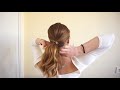 simple elegant ponytail tutorial