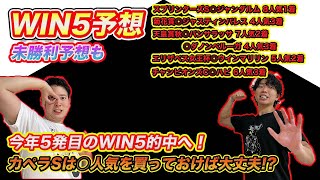 【WIN5予想】カペラSは○○人気を買っておけば大丈夫!?今年5回目の達成まで【あと3回】