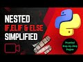 🔓 Unlock Python’s Nested If…Else with 🚀 Practical Project