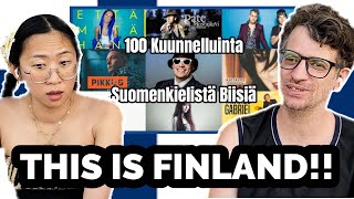 IN FINNISH! Reaction to Top 100 GREATEST FINNISH SONGS Of All Time (on Spotify)