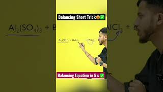 Balancing Chemical Equation Short Trick 😱😳How to balance a chemical Equation |Trick#shorts#science#