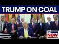 Trump unveils $700M plan for coal industry