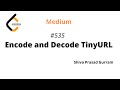 Encode and Decode TinyURL | Leetcode 535 | Hashing | Java