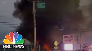 Plane Crashes Into Ohio Car Dealership Killing Two