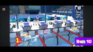 Mario and Sonic Olympics Tokyo 2025 Amy rose Olympics swimming race