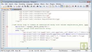 PHP PART 42 Delete User Passing Values Through URL