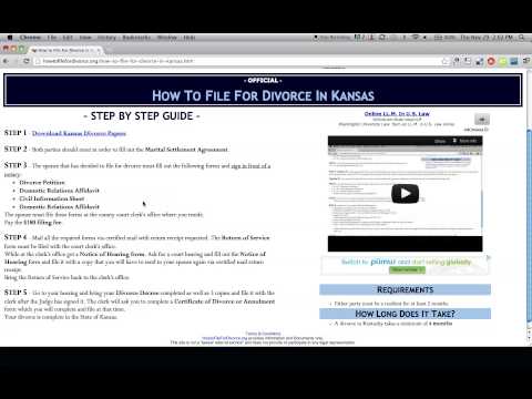 How to File For Divorce in Kansas How to File For Divorce in Kansas