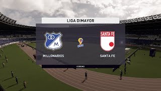 PES 2020 | Millonarios vs Santa Fe - Liga Dimayor | 04/03/2020 | 1080p 60FPS